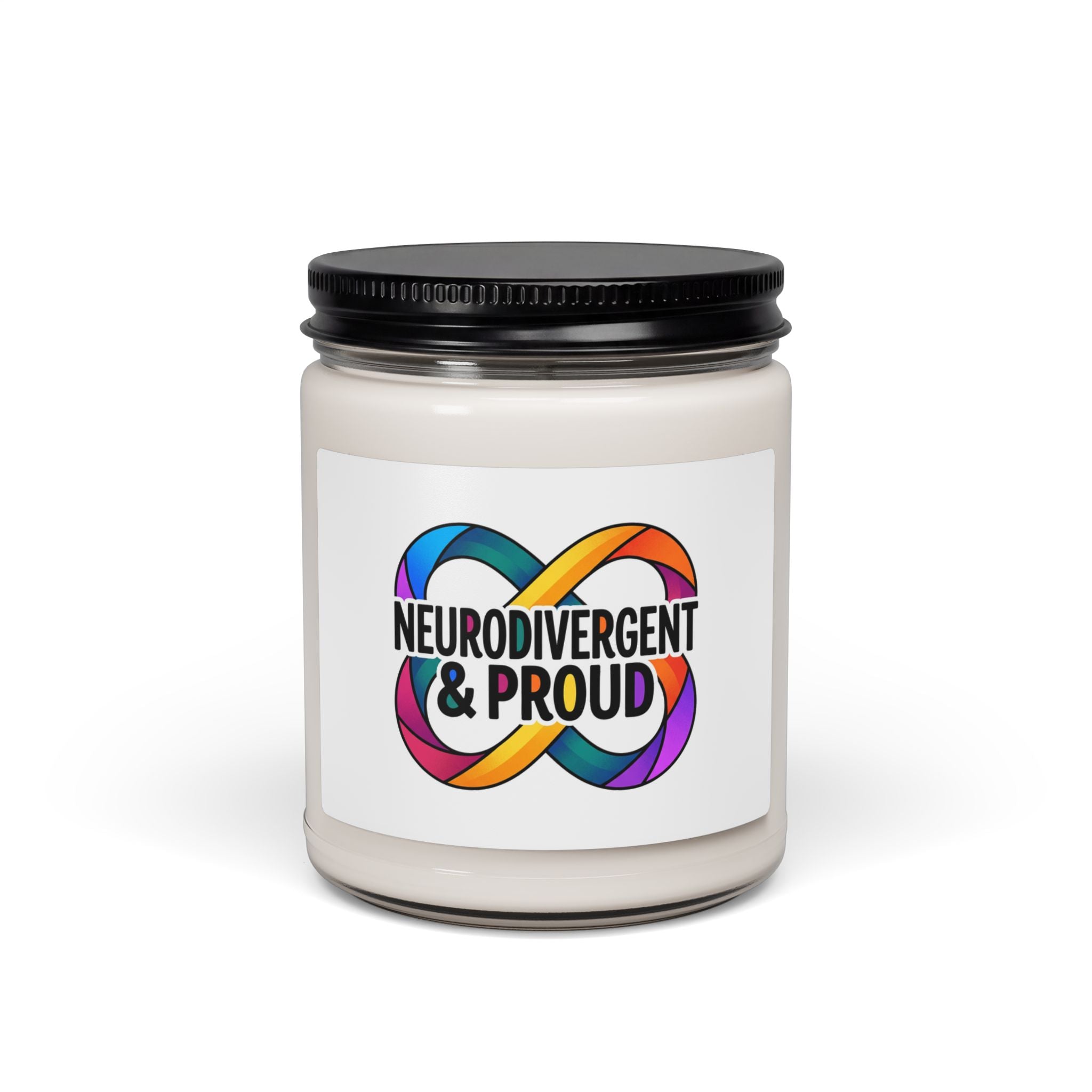 Neurodivergent & Proud Candle | Soy Scented, Sensory-Friendly Autistic Pride